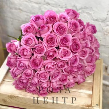 Букет из 51 розовой розы Standart