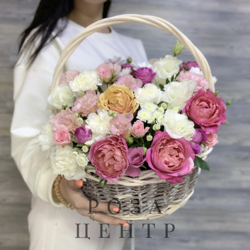 Авторская корзина цветов Авторская корзина цветов