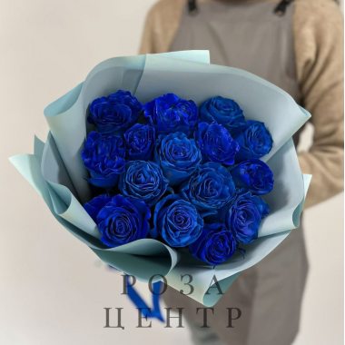 Эксклюзивные синие розы Эквадор «Prima»